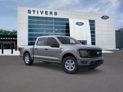 2026 Ford F-150 XLT in Gray — front three-quarter view