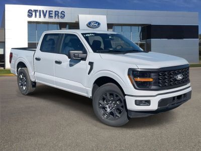 2026 Ford F-150 STX in Avalanche — front three-quarter view