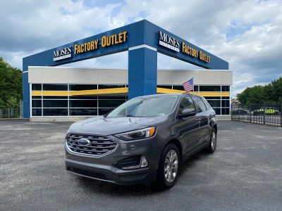 2024 Ford Edge Titanium in Carbonized Gray — front three-quarter view