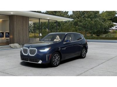 2026 BMW X3 30 xDrive 30 xDrive in Tanzanite Blue II Metallic — front three-quarter view