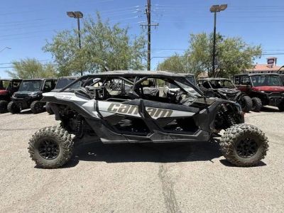 2024 Can-Am® Maverick X3 MAX RS Turbo RR Catalyst Gray — front three-quarter view