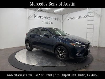 2017 Mazda CX-3 Touring in Blue — front three-quarter view