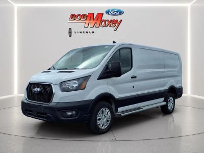 2024 Ford Transit Base in Oxford White — front three-quarter view