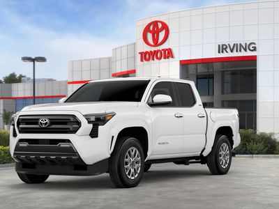 2026 Toyota Tacoma SR5 in Ice Cap — front three-quarter view