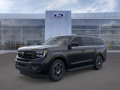 2026 Ford Expedition in Agate Black — front three-quarter view