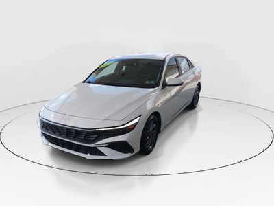 2024 Hyundai Elantra — rear three-quarter view