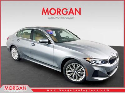 2024 BMW 3 Series 330i xDrive in Gray — front three-quarter view
