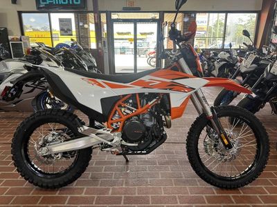 2026 KTM 690 Enduro R — engine compartment view