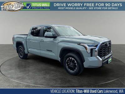 2025 Toyota Tundra SR5 in Lunar — front three-quarter view