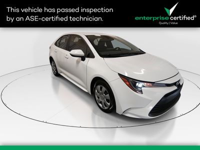 2024 Toyota Corolla LE CVT — front three-quarter view