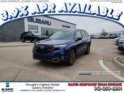 2026 Subaru Forester TFF — front three-quarter view