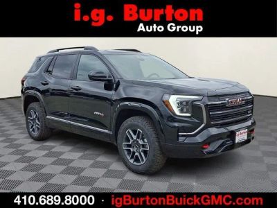 2026 GMC Terrain AT4 in Ebony Twilight Metallic — front three-quarter view