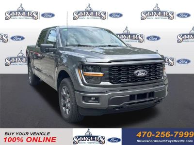 2026 Ford F-150 STX in Gray — front three-quarter view