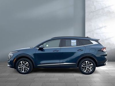 2025 Kia Sportage Hybrid — rear three-quarter view