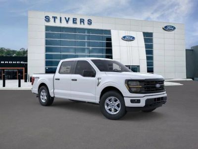 2026 Ford F-150 XLT in White — front three-quarter view