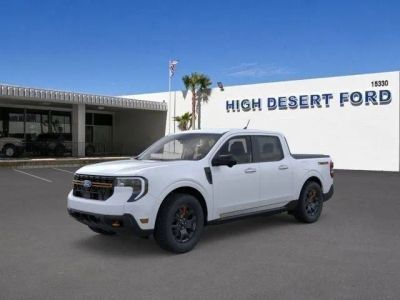2026 Ford Maverick Tremor in White Metallic — front three-quarter view