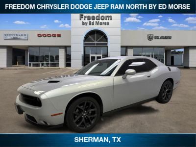 2023 Dodge Challenger SXT in Triple Nickel Clearcoat — front three-quarter view