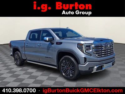 2026 GMC Sierra 1500 Denali in Sterling Metallic — front three-quarter view