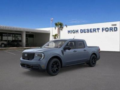 2025 Ford Maverick Lariat in Azure Gray Metallic Tri-Coat — front three-quarter view