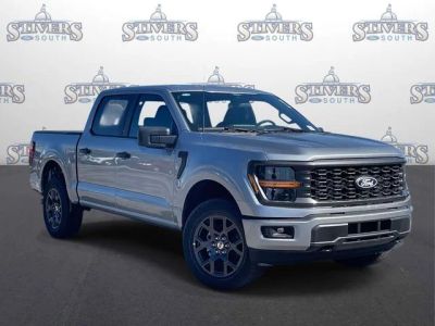 2026 Ford F-150 STX in Silver — front three-quarter view