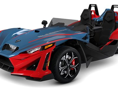 2025 Slingshot Slingshot R - Manual T25AARGBAC in Royal Red Crystal — front three-quarter view
