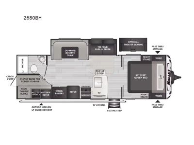 2024 Keystone RV Bullet Crossfire Double Axle - Photo 2