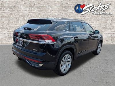 2022 Volkswagen Atlas Cross Sport — rear three-quarter view