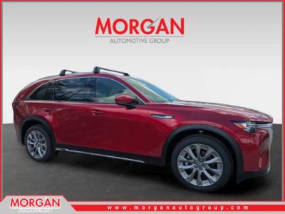 2026 Mazda CX-90 Premium Plus in Soul Red Crystal Metallic — front three-quarter view