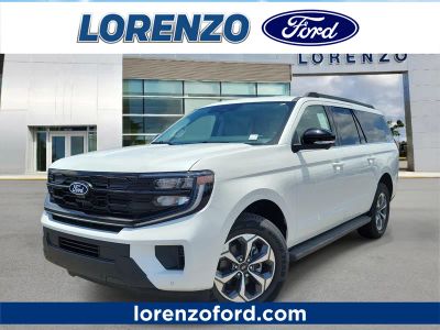 2027 Ford Expedition Max Active in Star White Metallic Tri-Coat — front three-quarter view