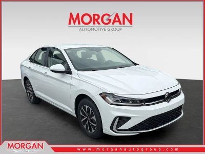 2026 Volkswagen Jetta S in White — front three-quarter view