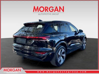 2025 Audi Q6 e-tron — rear three-quarter view