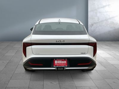 2025 Kia K4 — rear three-quarter view