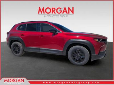 2026 Mazda CX-50 Hybrid Premium in Soul Red Crystal Metallic — front three-quarter view