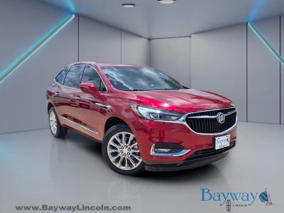 2019 Buick Enclave Premium Group in Red Quartz Tintcoat — front three-quarter view