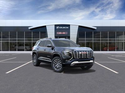 2026 GMC Terrain Denali in Ebony Twilight Metallic — front three-quarter view