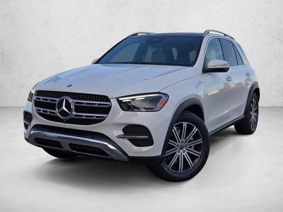 2026 Mercedes-Benz GLE 350 GLE 350 SUV in Polar White — front three-quarter view