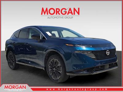 2026 Nissan Murano Platinum in Blue — front three-quarter view