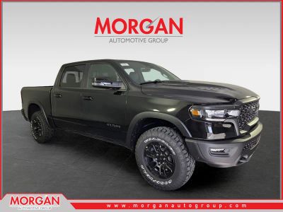 2026 Ram 1500 Rebel in Black — front three-quarter view