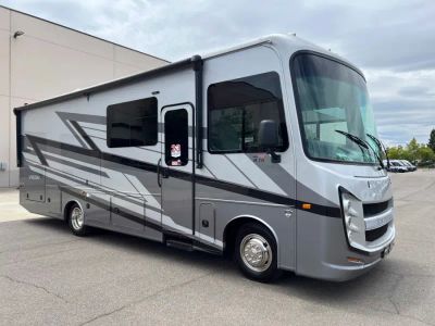 2027 Entegra VISION — front three-quarter view