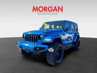 2022 Jeep Wrangler — rear three-quarter view
