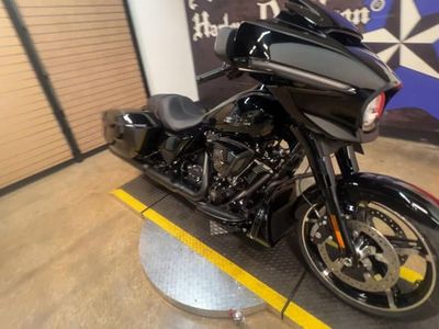 2025 Harley-Davidson FLHX - Street Glide in Vivid Black - Black Finish — front three-quarter view