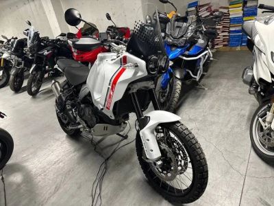 2025 Ducati DesertX — front three-quarter view