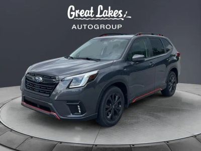2024 Subaru Forester Sport in Magnetite Gray Metallic — front three-quarter view