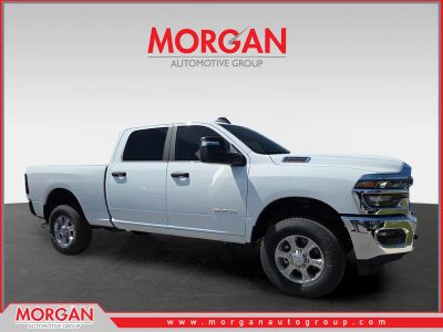 2026 Ram 2500 Big Horn in White — front three-quarter view