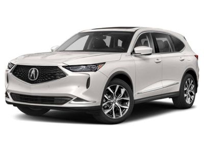 2023 Acura MDX w/Technology Package in White — front three-quarter view