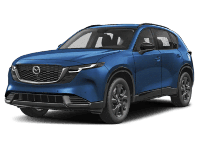 2026 Mazda CX-5 2.5 S Premium in Blue — front three-quarter view
