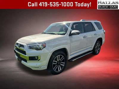 2019 Toyota 4Runner Limited in White — front three-quarter view