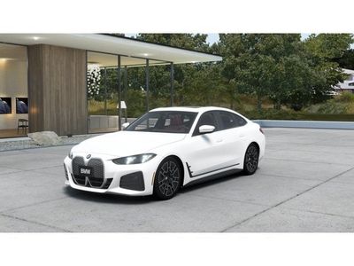 2026 BMW i4 xDrive40 xDrive40 in Alpine White — front three-quarter view