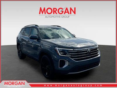 2026 Volkswagen Atlas 2.0T SE w/Technology in Gray — front three-quarter view