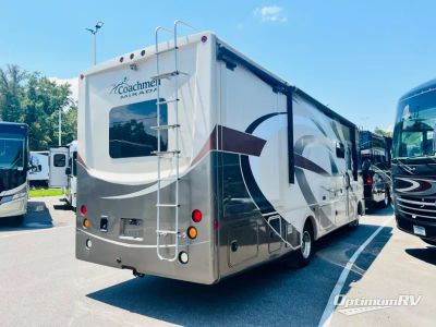 2018 Coachmen Mirada — rear three-quarter view